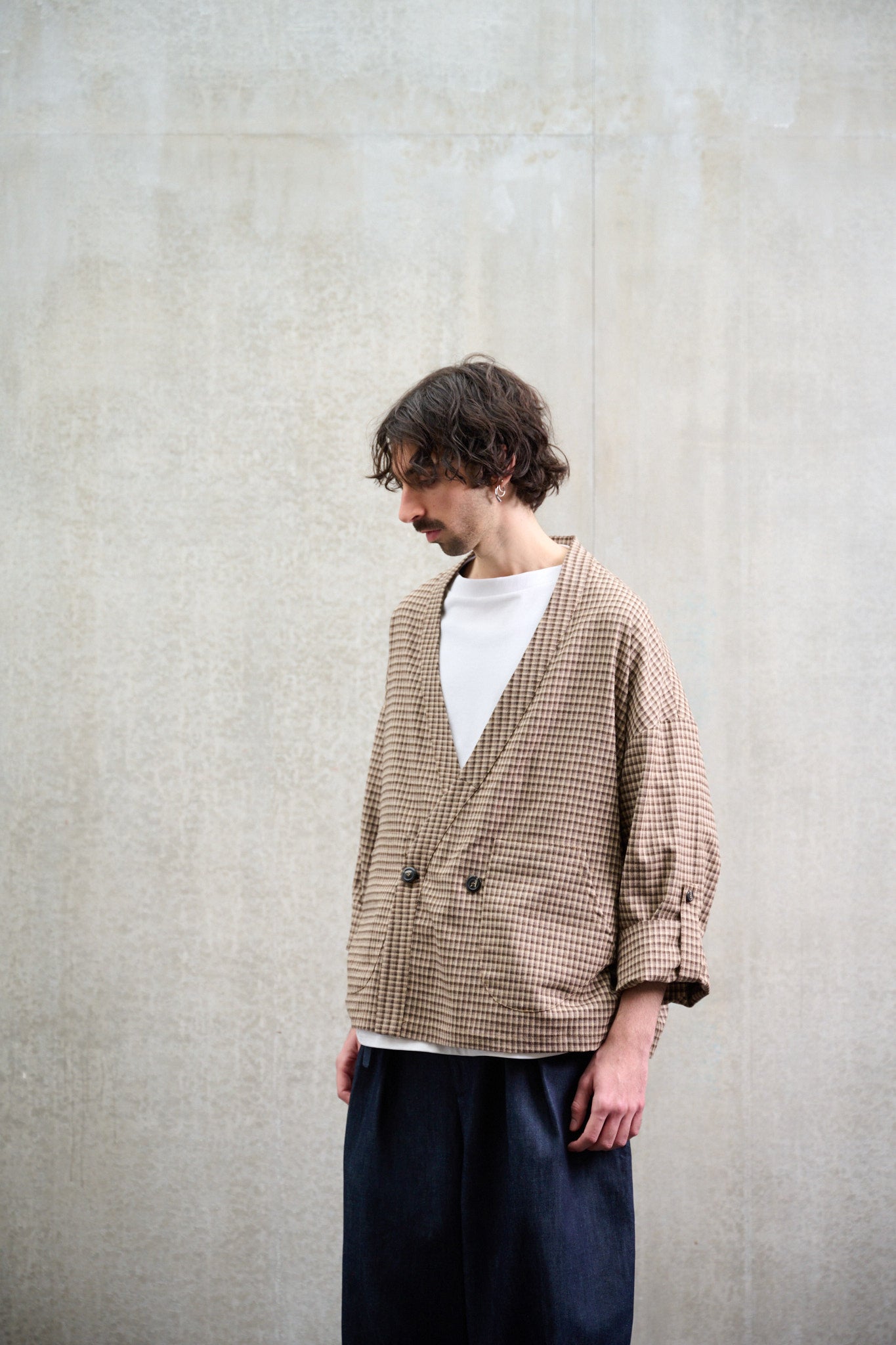 Veste Samue Vichy de laine