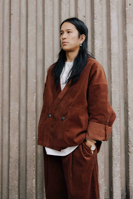 Veste Samue marron en velours