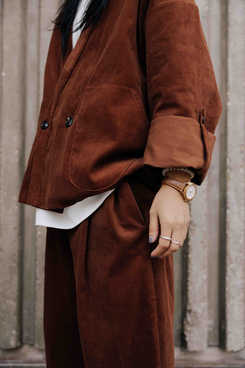 Veste Samue marron en velours