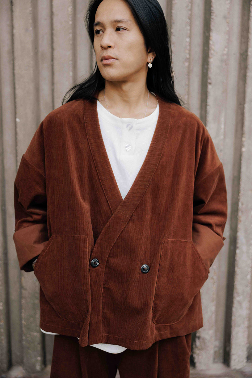 Veste Samue marron en velours