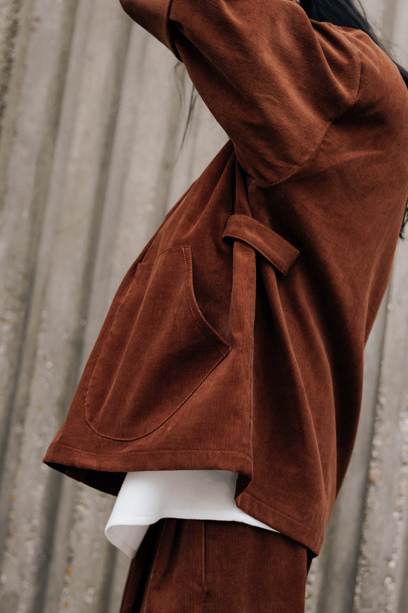 Veste Samue marron en velours
