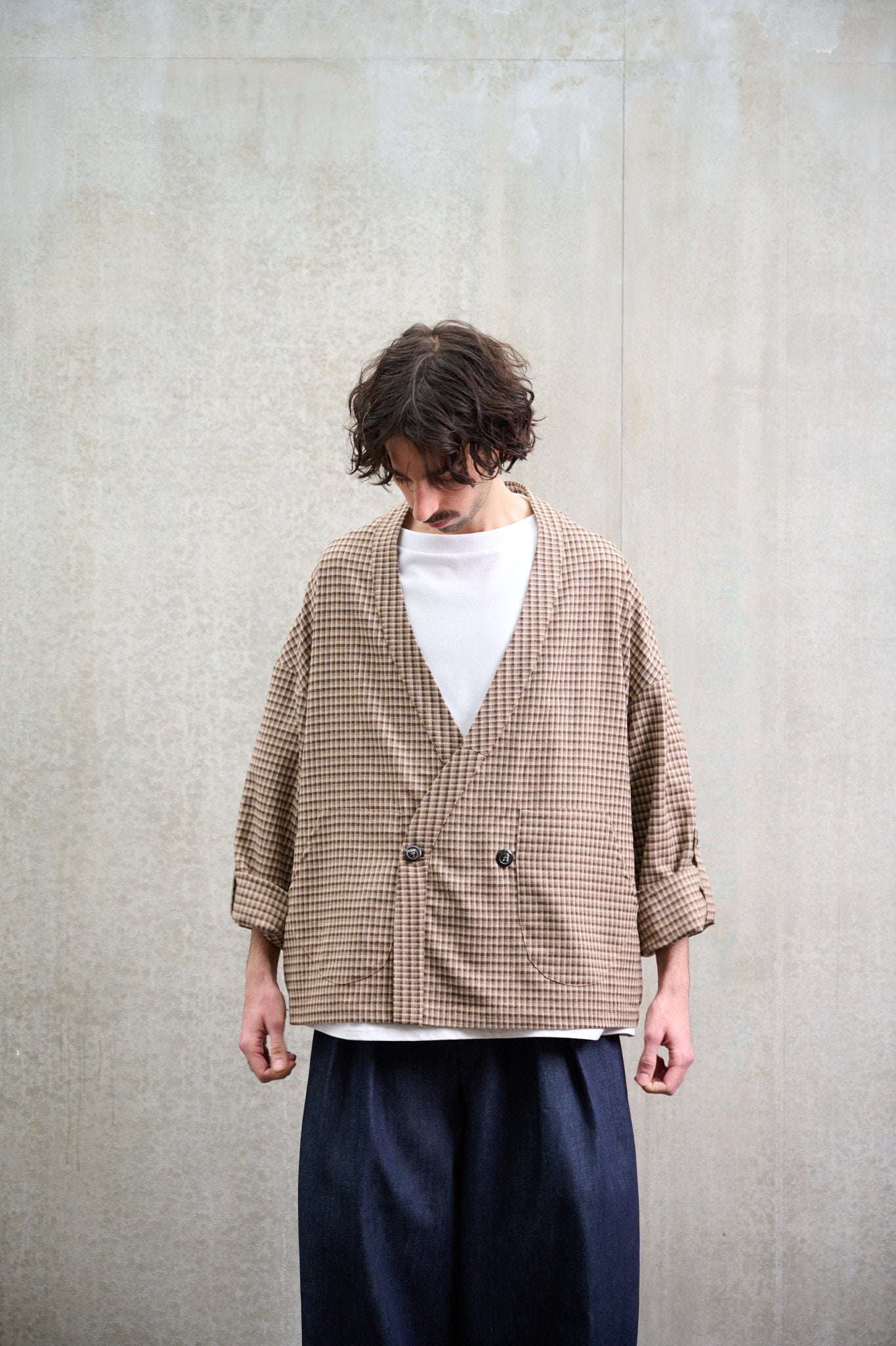 Veste Samue Vichy de laine