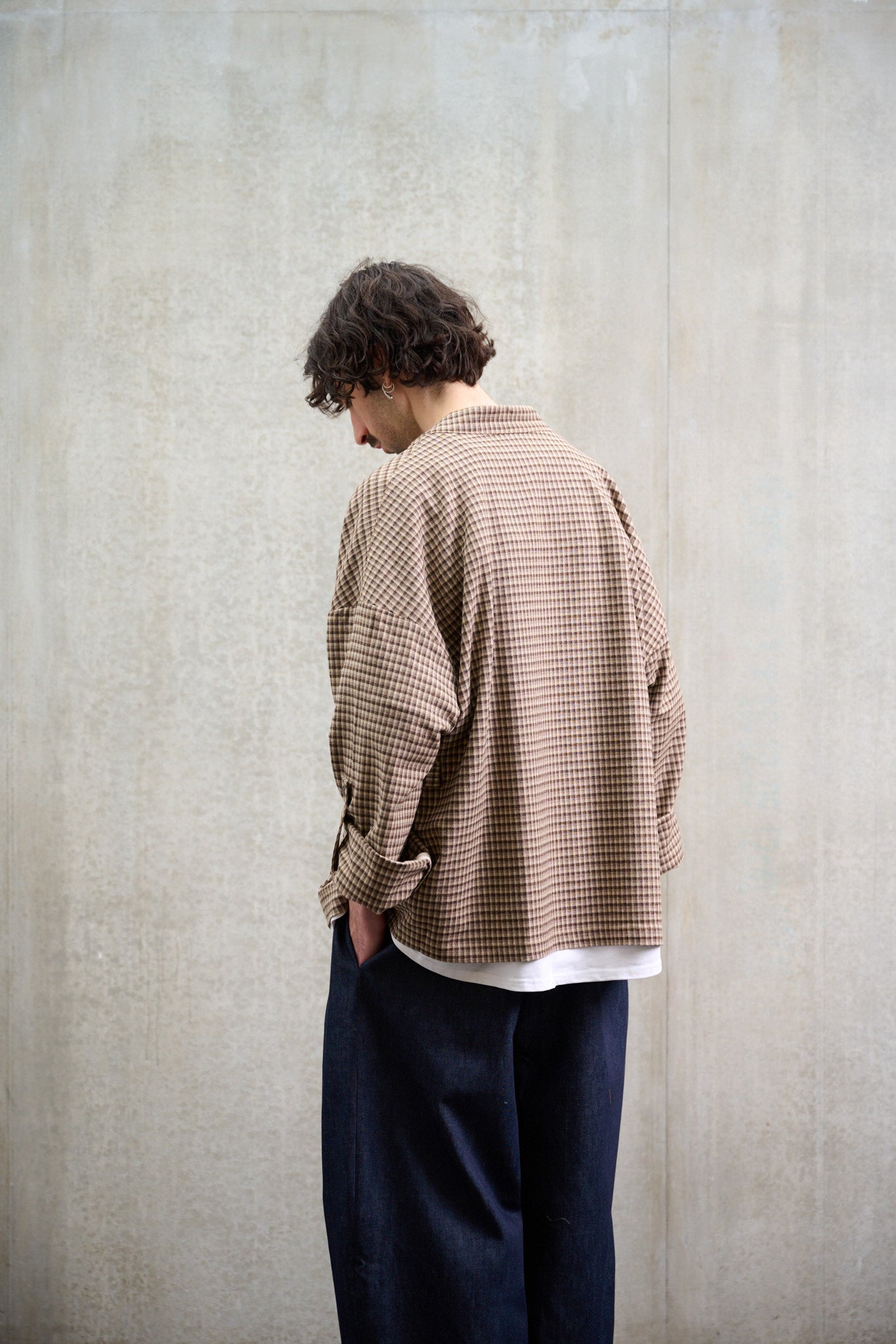 Veste Samue Vichy de laine