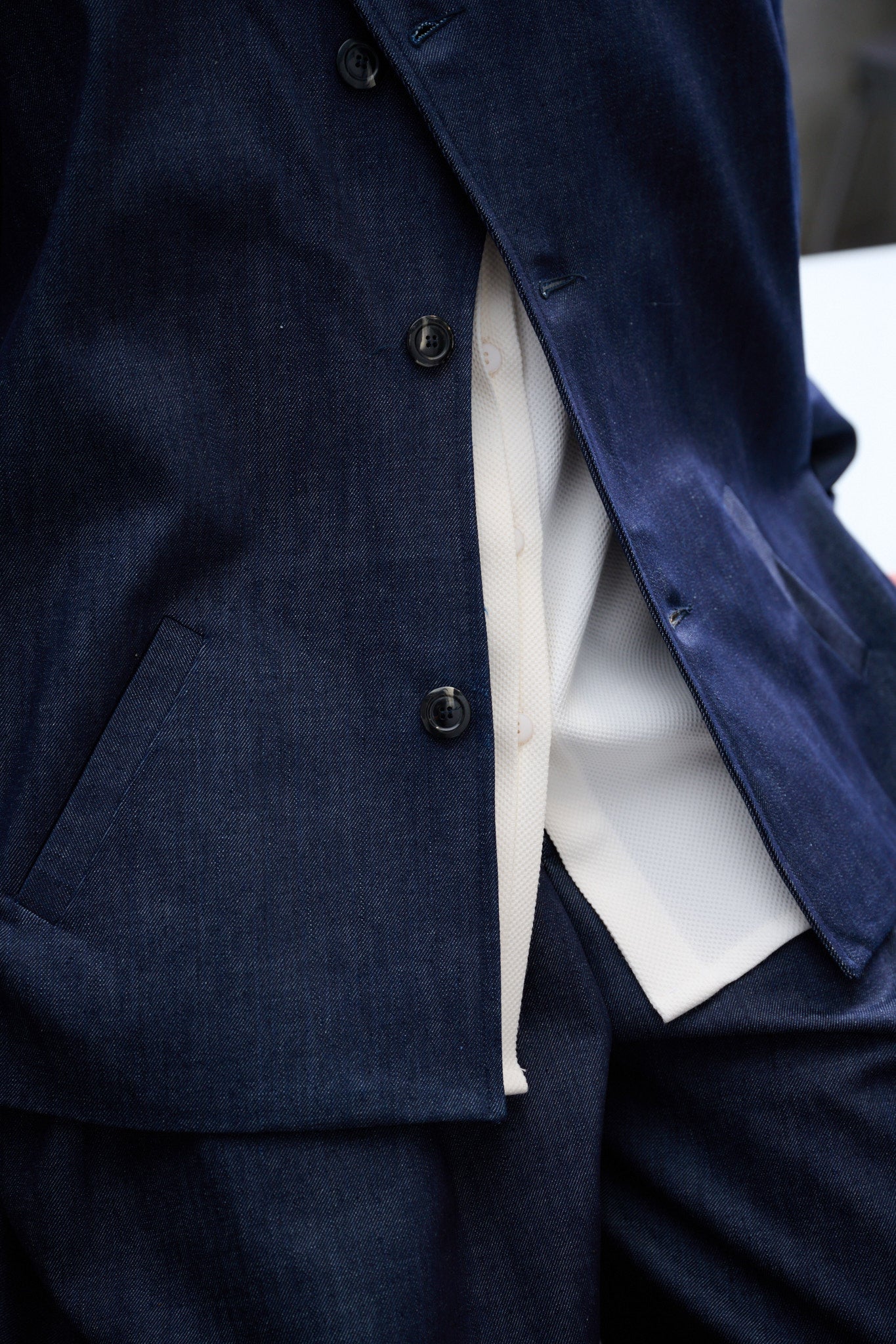 Veste Gunbai en denim brut