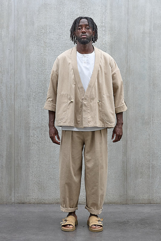 Veste Samue beige à chevron