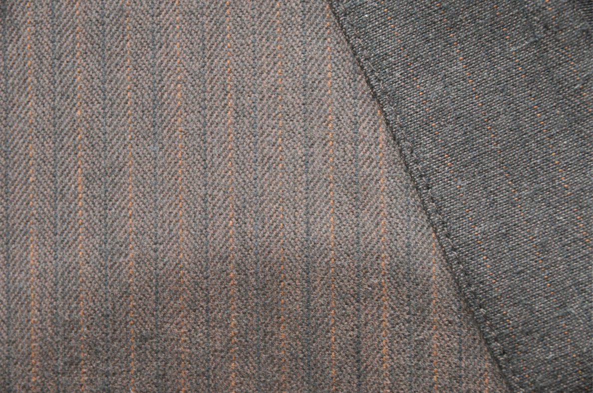 Veste Samue brun à rayures tennis