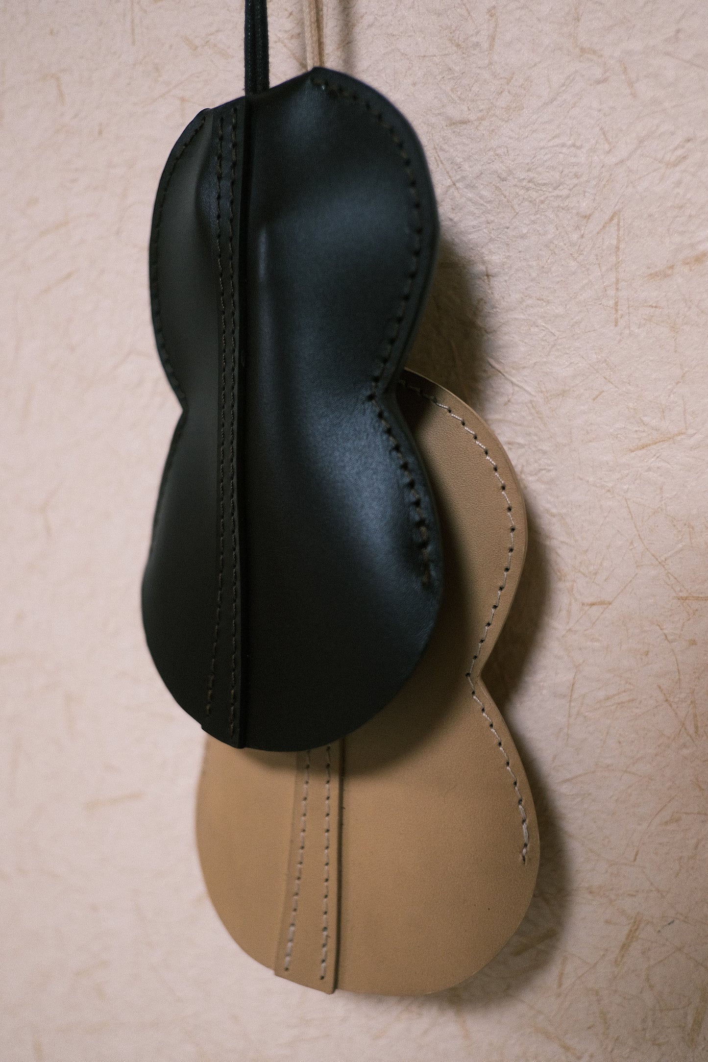 Hyotan tour de cou acajou