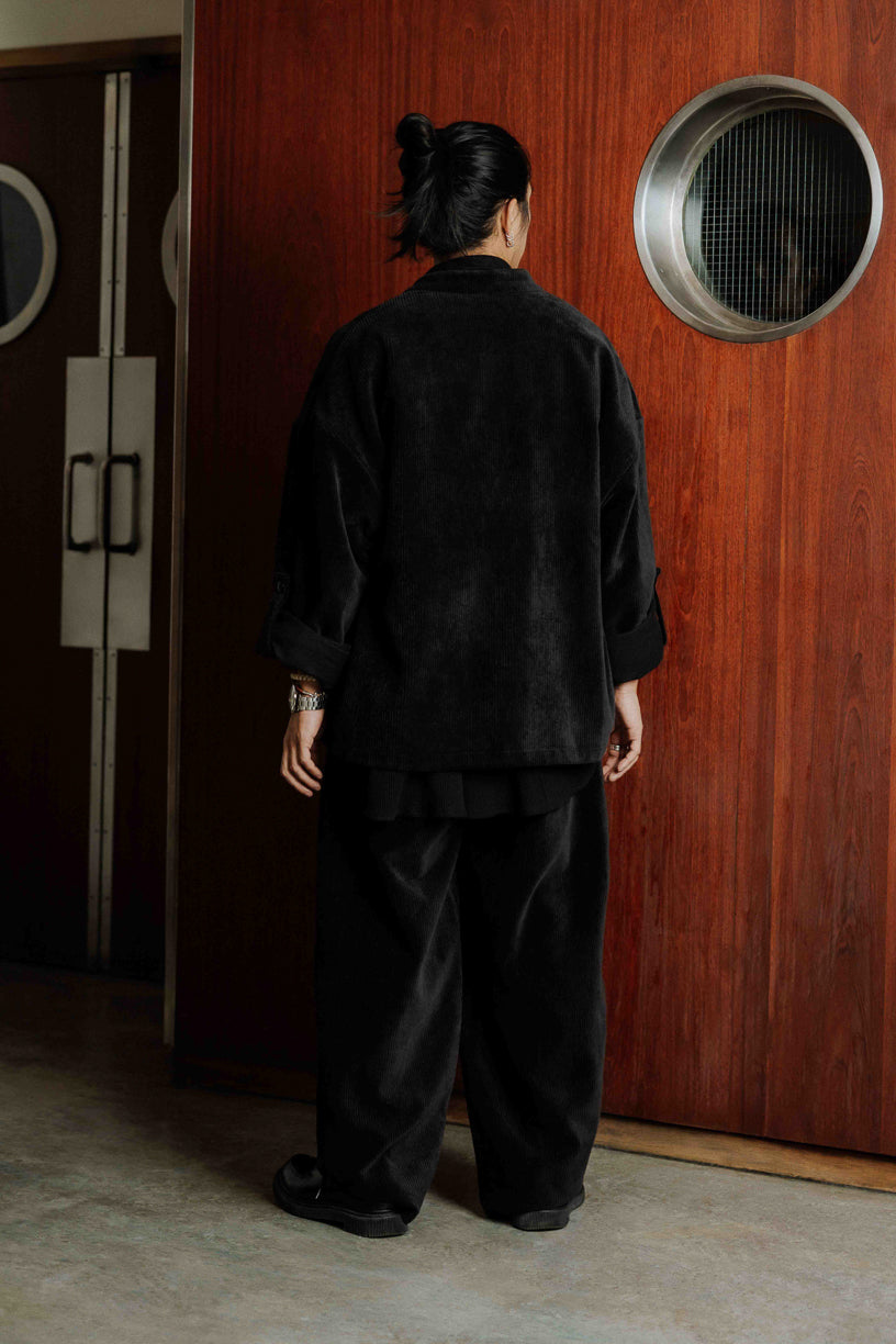 Samue black velvet jacket