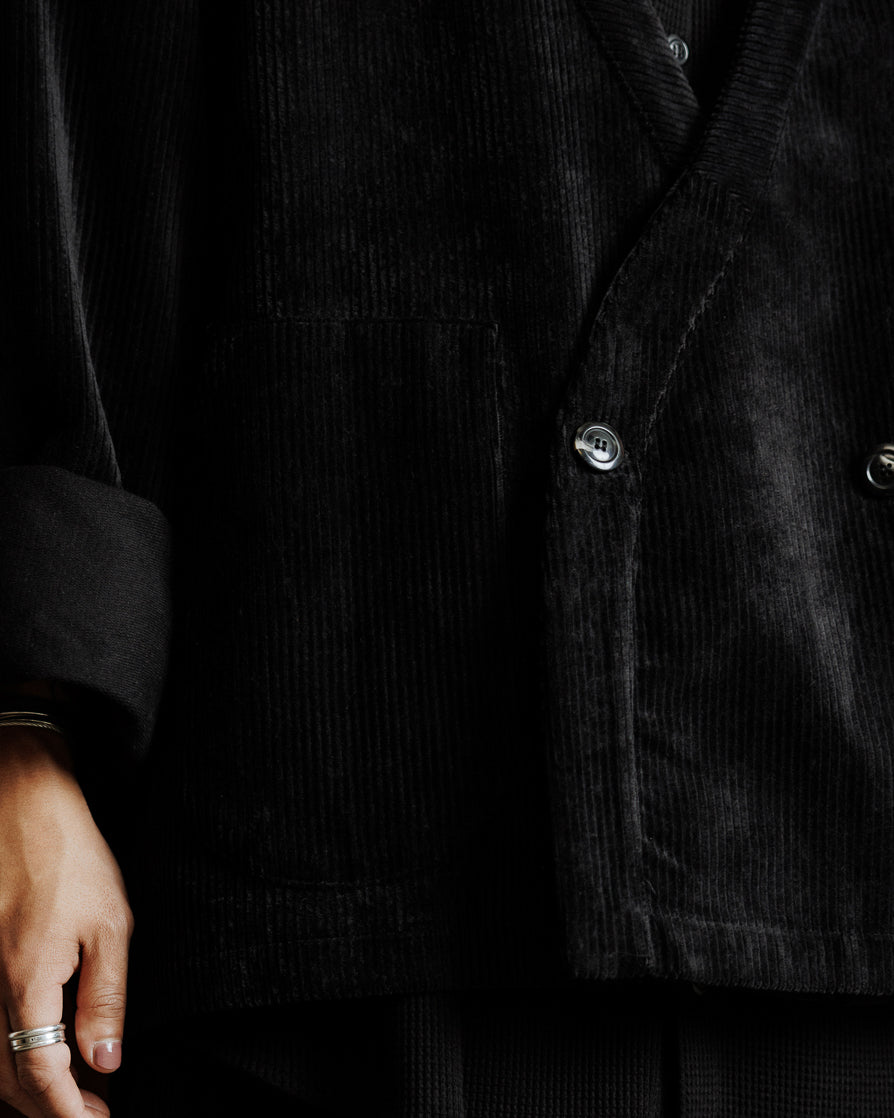 Samue black velvet jacket