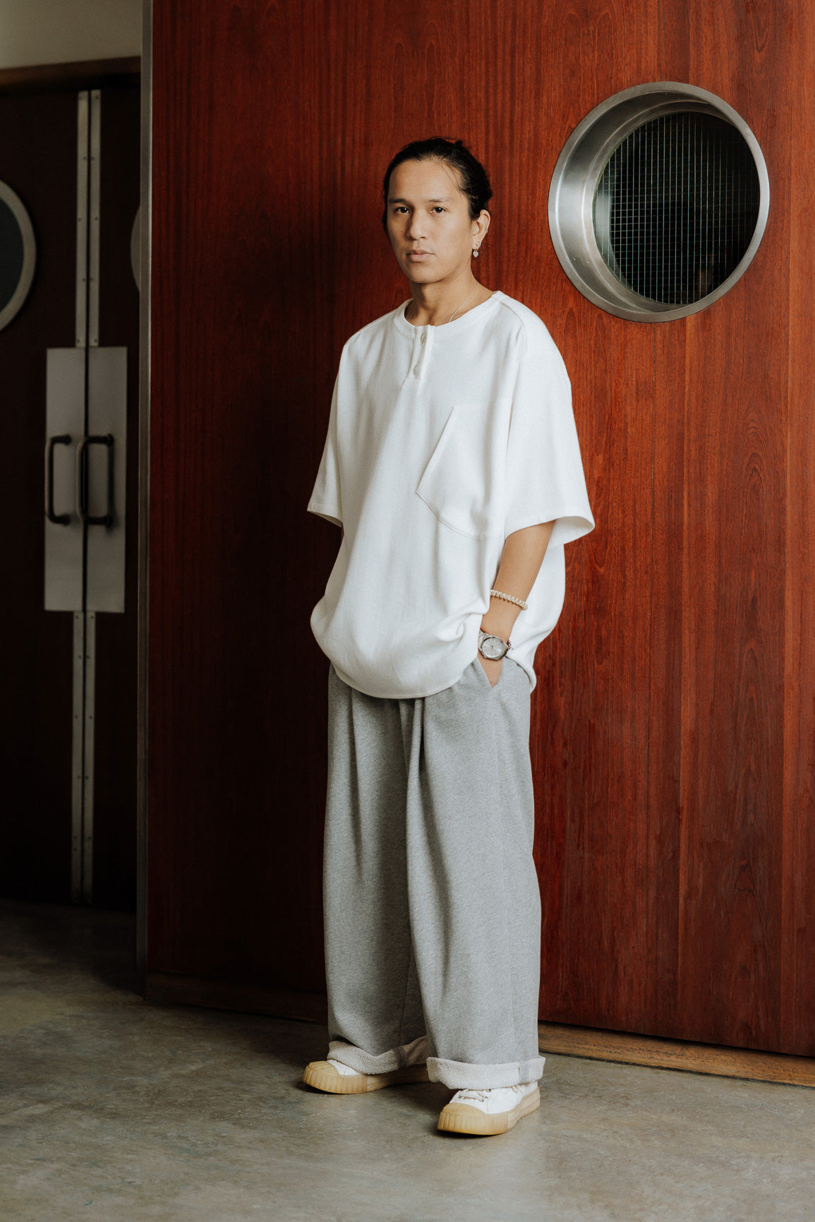 Chemise Popover blanc
