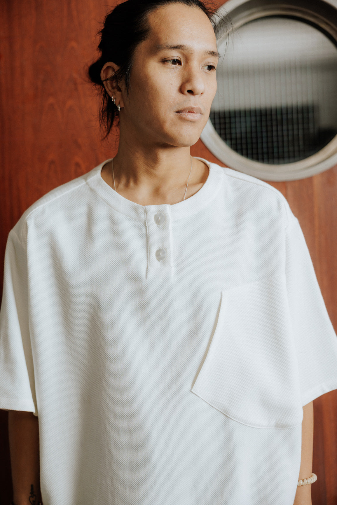 Chemise Popover blanc