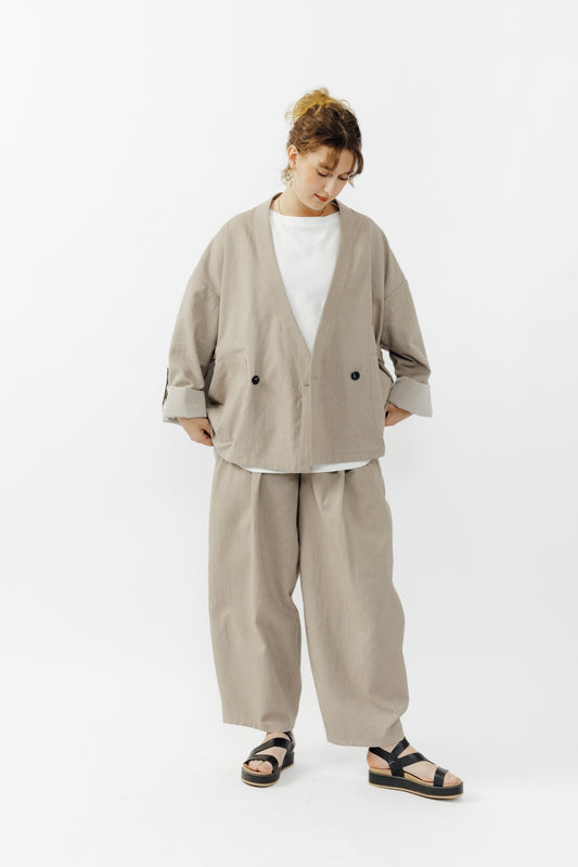 Veste Samue marron glacé en denim